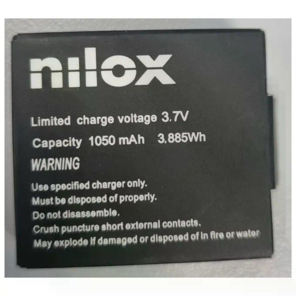 Nilox NXBATHLD01 Batteria di ricambio 1050 mAh per Action Cam