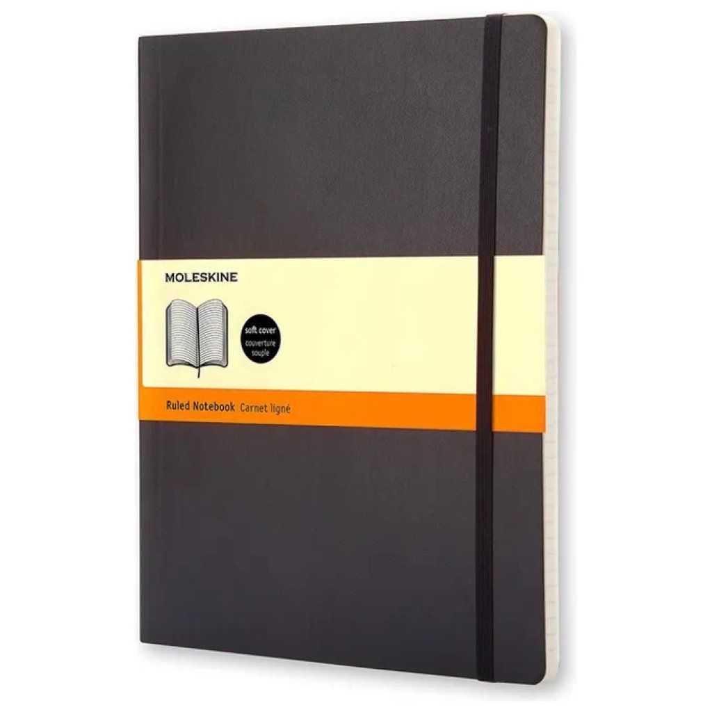 Moleskine Taccuino XLarge a Righe con Copertina Morbida Moleskine Taccuino XLarge a Righe con Copertina Morbida