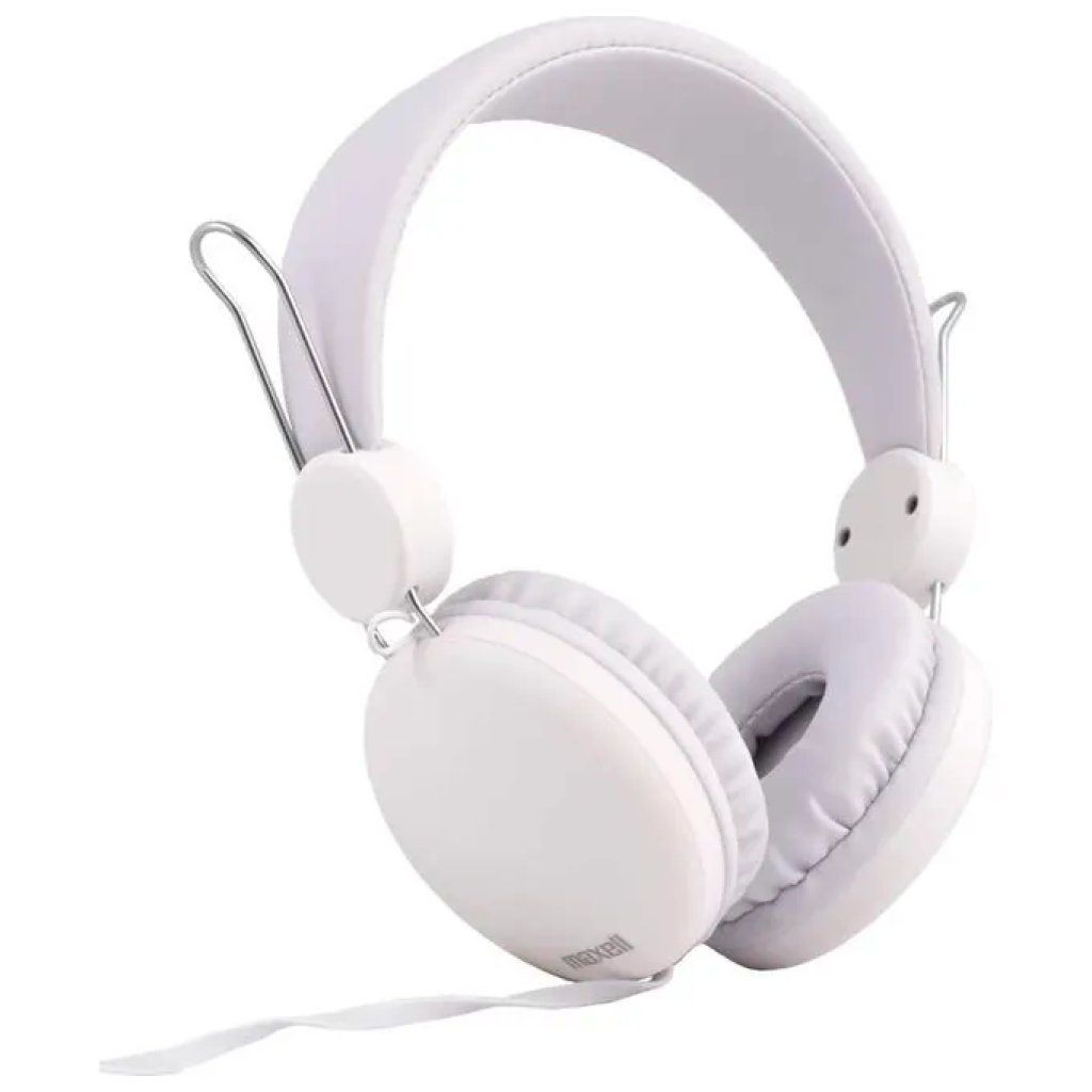 Maxell Spectrum Cuffie Cabl ate con Microfono Inline, Bianche Maxell Spectrum Cuffie Cabl ate con Microfono Inline, Bianche