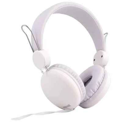 Maxell Spectrum Cuffie Cabl ate con Microfono Inline, Bianche