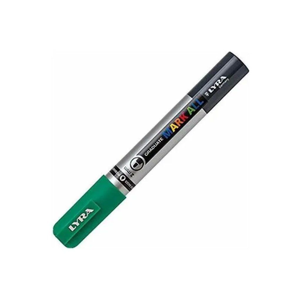 LYRA Mark All – Confezione da 6 marcatori verde prato, punta 2 mm