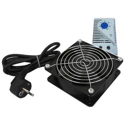 WP Europe Ventola di Raffreddamento Rack 120 mm con Termostato, 230 V