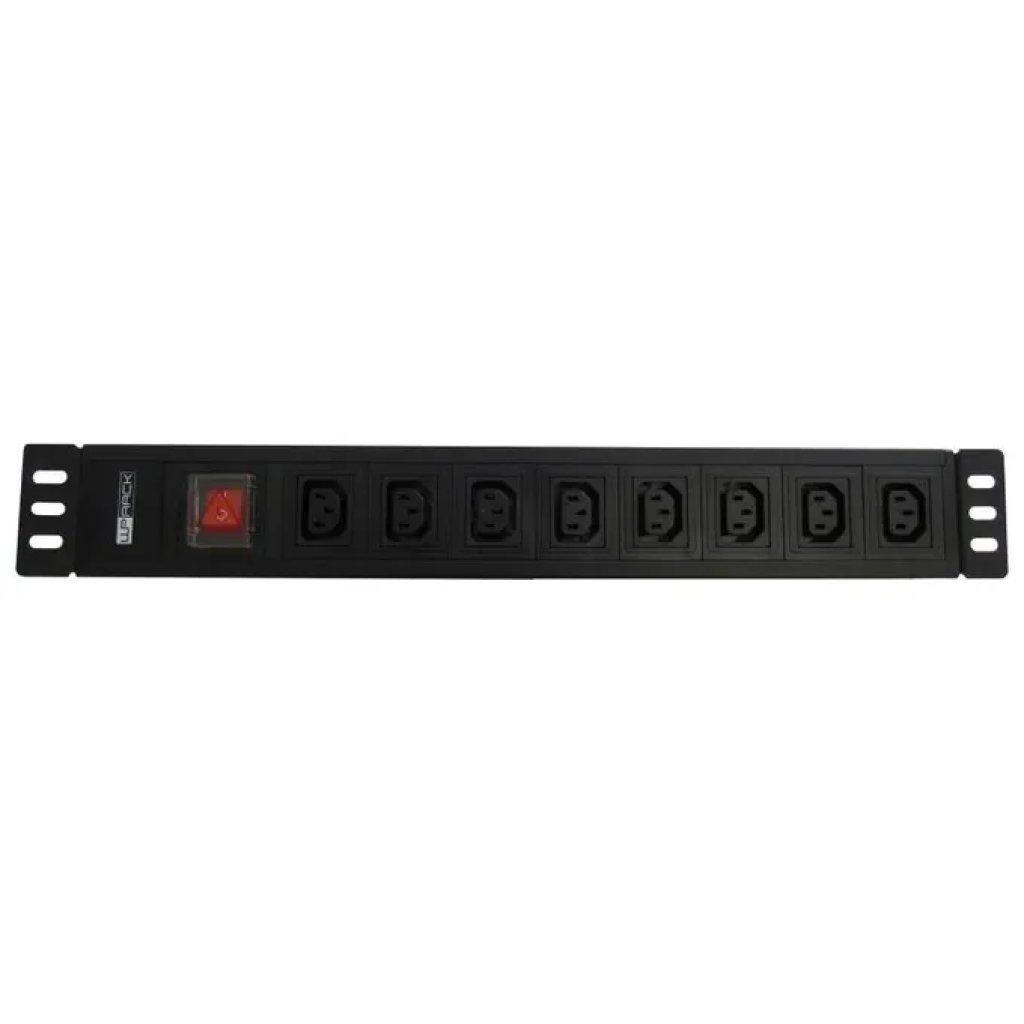 WP EUROPE PDU Rack 19" 1U WP Europe con 8 Prese IEC C13