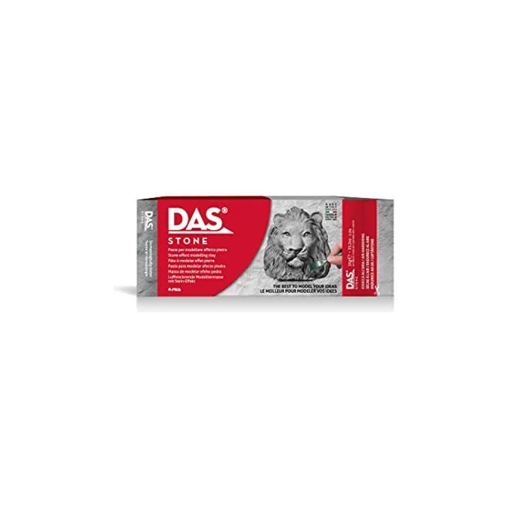 DAS Stone Pasta Modellabile Grigia, Confezione da 1 kg DAS Stone Pasta Modellabile Grigia, Confezione da 1 kg
