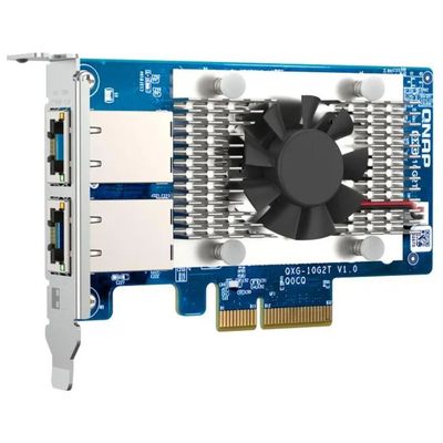 QNAP QXG-10G2T Scheda di Rete PCIe Dual-Port 10GbE