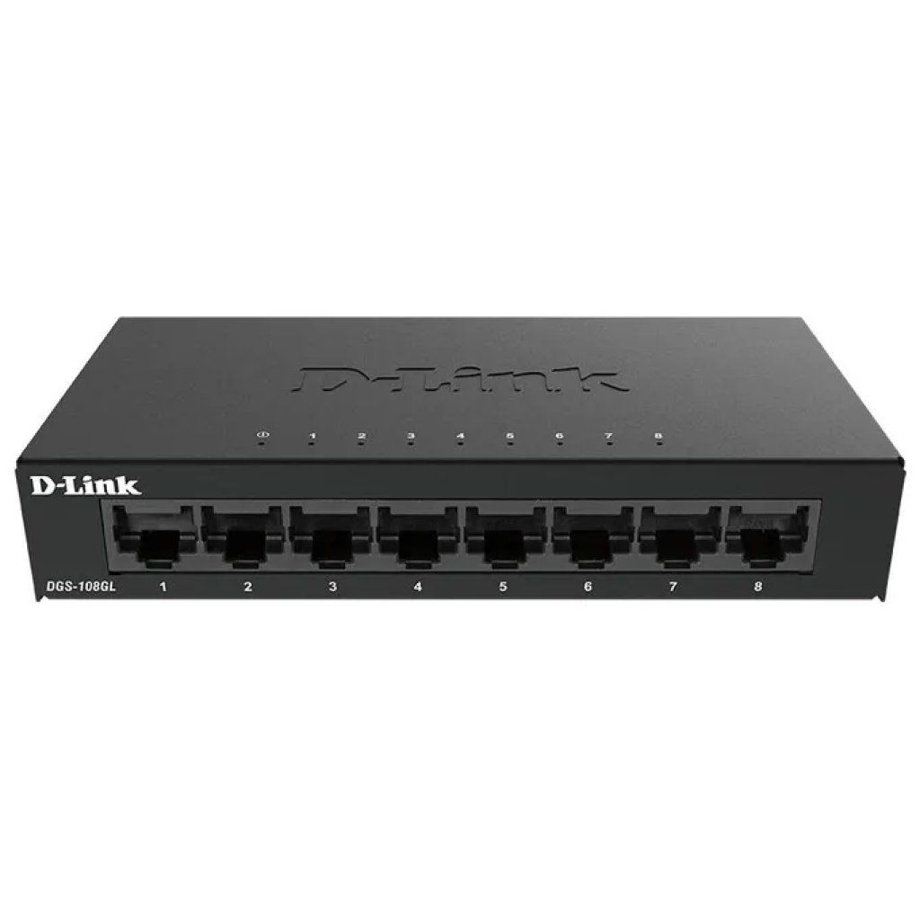 D-Link DGS-108GL Switch Gigabit Ethernet a 8 porte D-Link DGS-108GL Switch Gigabit Ethernet a 8 porte