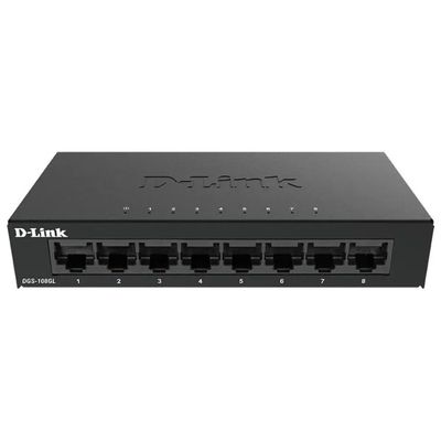 D-Link DGS-108GL Switch Gigabit Ethernet a 8 porte
