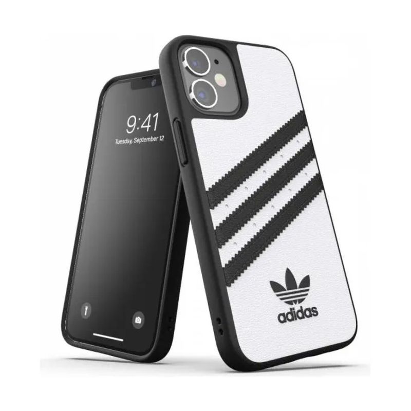 Adidas Samba Cover per iPhone 12 Mini – Bianco e Nero