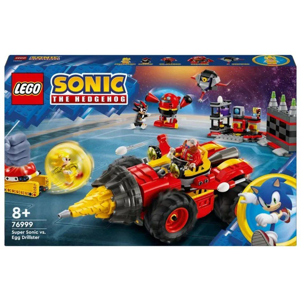 LEGO Sonic the Hedgehog Super Sonic vs. Egg Drillster 76999 LEGO Sonic the Hedgehog Super Sonic vs. Egg Drillster 76999