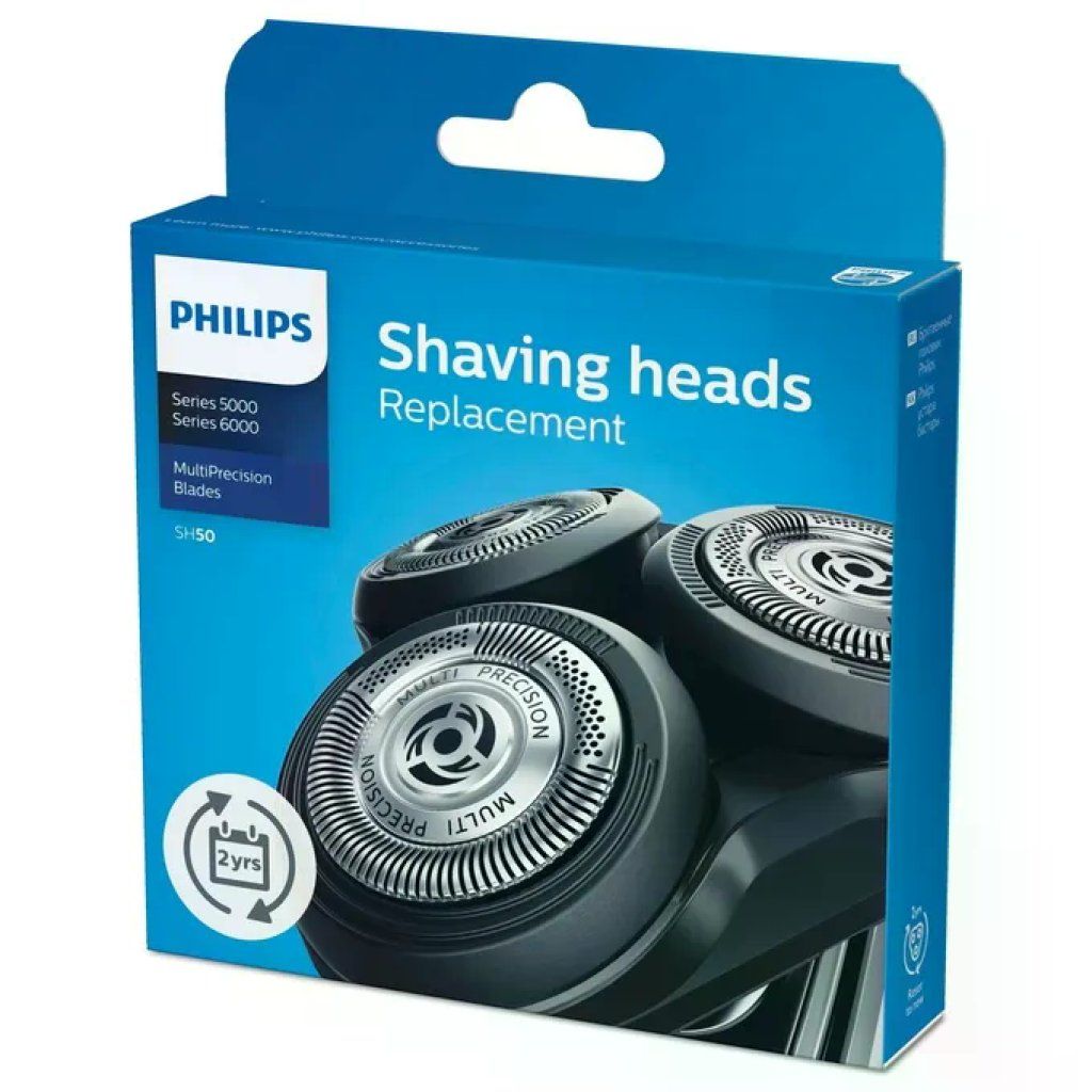 Philips SH50/50 – 3 testine di ricambio per rasoi Serie 5000 e 6000