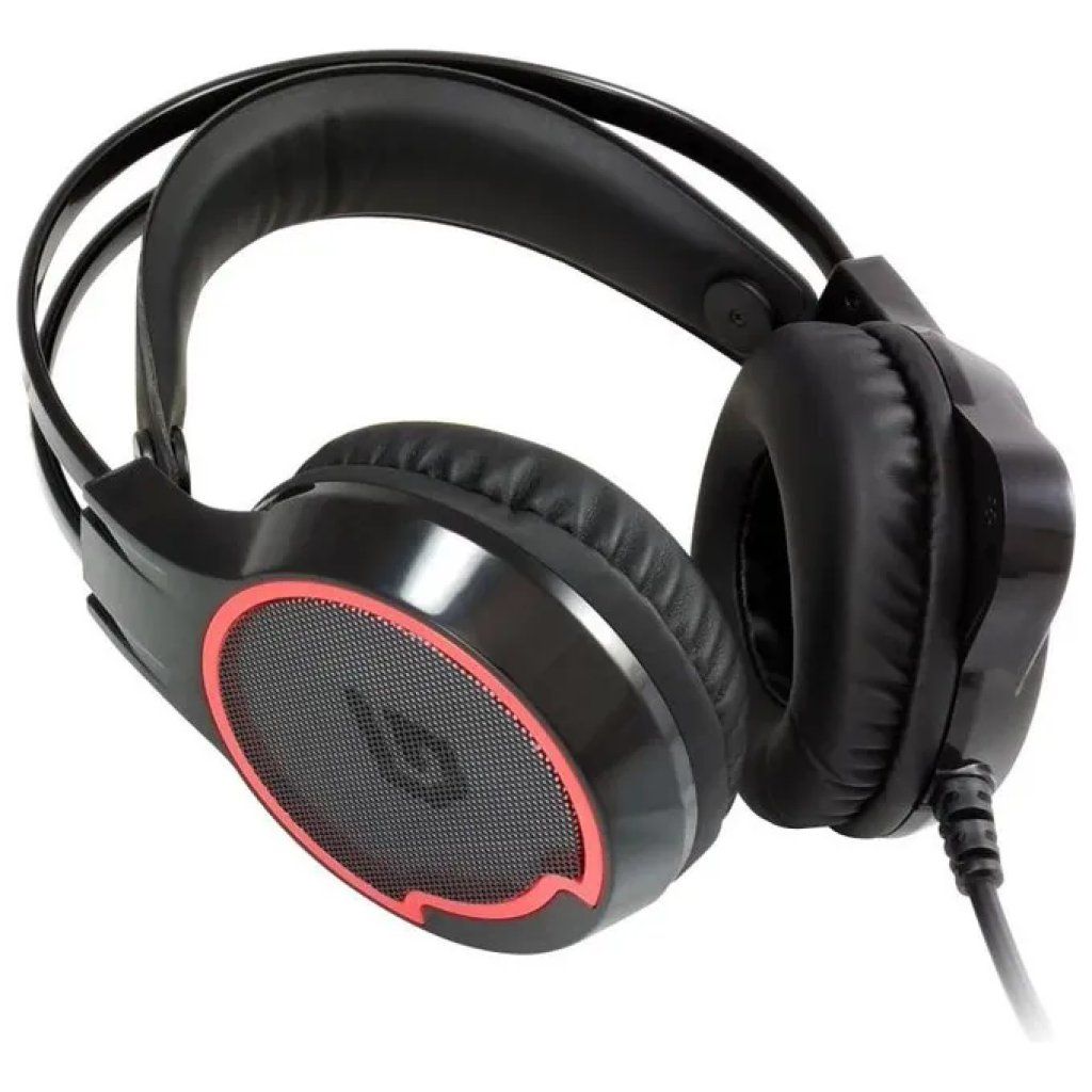Conceptronic ATHAN U1 – Cuffie Gaming USB 7.1 Nero/Rosso