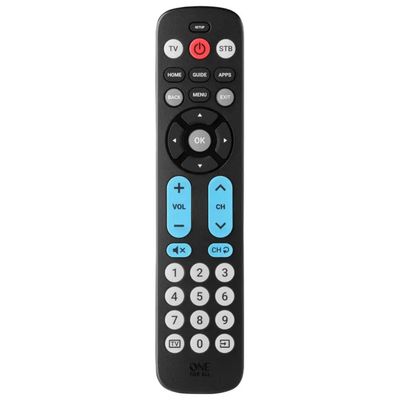 One For All URC6821 Telecomando Universale Big Button per TV e Soundbar One For All URC6821 Telecomando Universale Big Button per TV e Soundbar