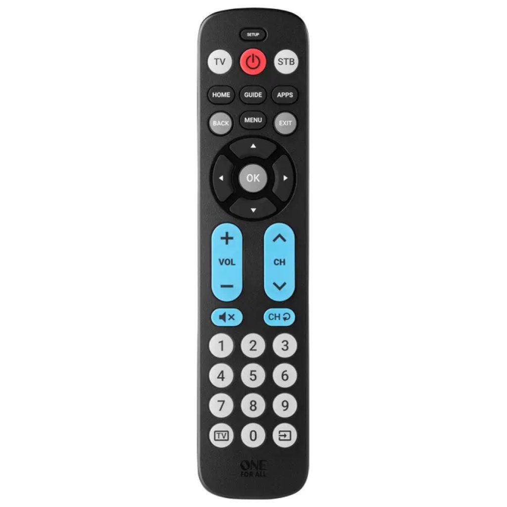 One For All URC6821 Big Button Telecomando Universale per TV e Soundbar One For All URC6821 Big Button Telecomando Universale per TV e Soundbar