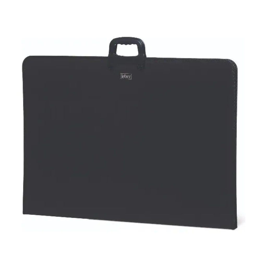 Lebez 3092 Portadisegni in Polipropilene Nero 75 × 53 × 3 cm
