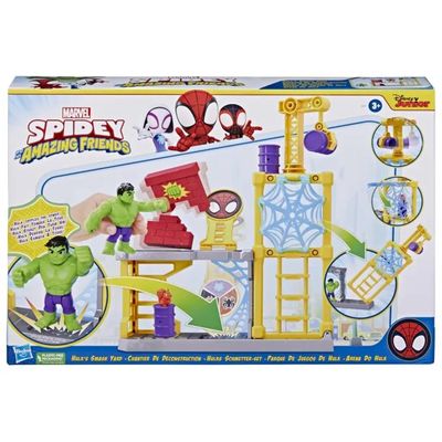 Hasbro Spidey e i suoi fantastici amici – Playset Hulk’s Smash Yard Hasbro Spidey e i suoi fantastici amici – Playset Hulk’s Smash Yard