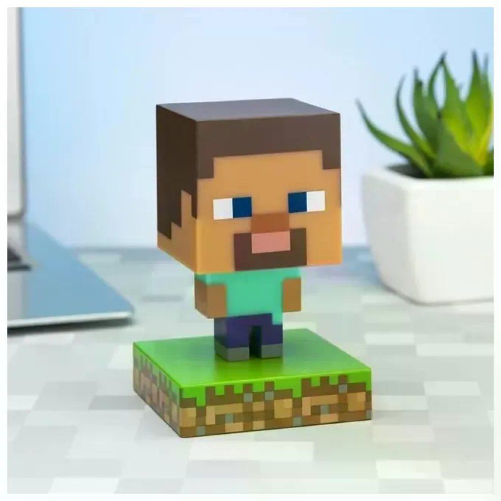 Paladone Minecraft Steve Icon Light – Lampada LED Paladone Minecraft Steve Icon Light – Lampada LED