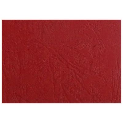 GBC Copertine Goffrate Rosse per Rilegatura, Confezione da 100