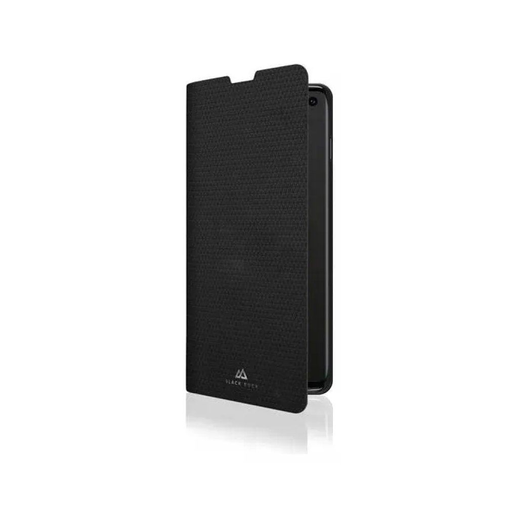 BLACK ROCK Custodia a Libro Nera Black Rock per Samsung Galaxy S10