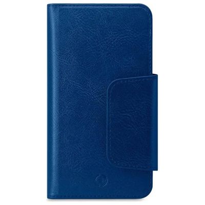 Celly Duomo – Custodia a Portafoglio Blu per Smartphone fino a 6,5″