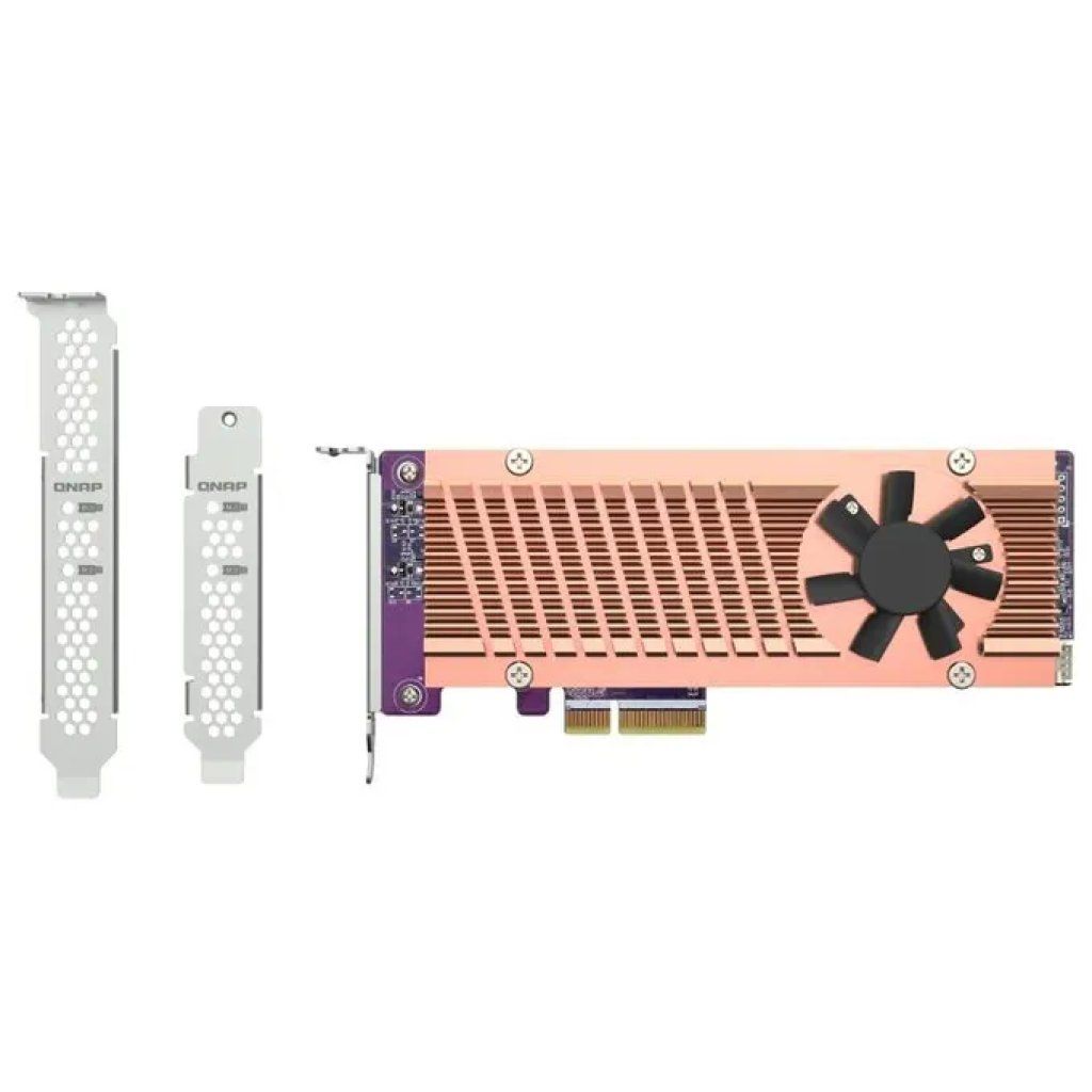 QNAP QM2-2P-344A Scheda PCIe per 2 SSD M.2 NVMe QNAP QM2-2P-344A Scheda PCIe per 2 SSD M.2 NVMe
