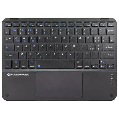 Conceptronic TOBIN01BIT – Tastiera Bluetooth QWERTY italiana con touchpad