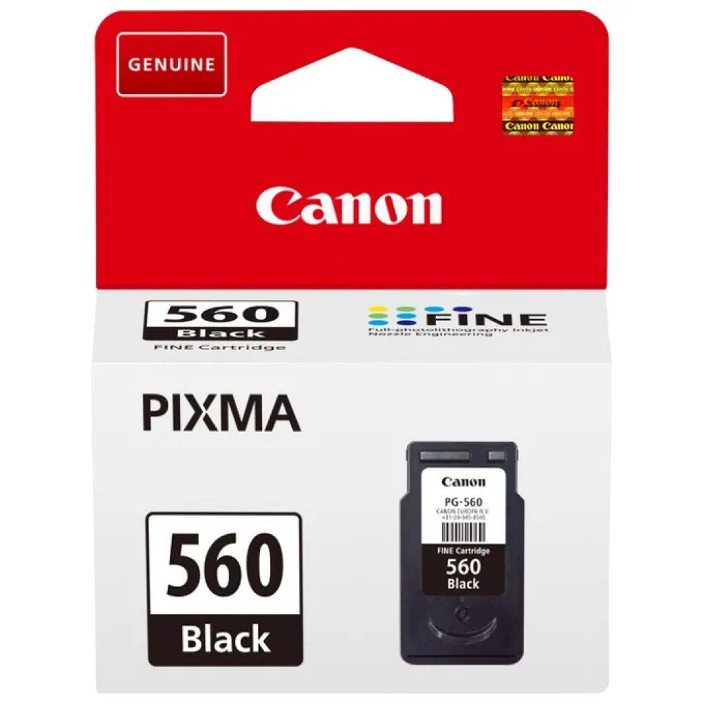 Canon PG-560 Cartuccia Originale Nera 7,5 ml Canon PG-560 Cartuccia Originale Nera 7,5 ml