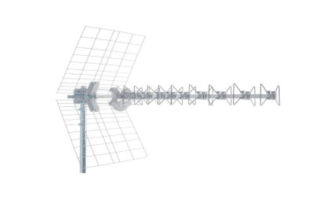 Fracarro 217915 BLU10HD 5G Antenna UHF Biconica 10 Elementi con Filtro 5G e 4G LTE colore Bianco