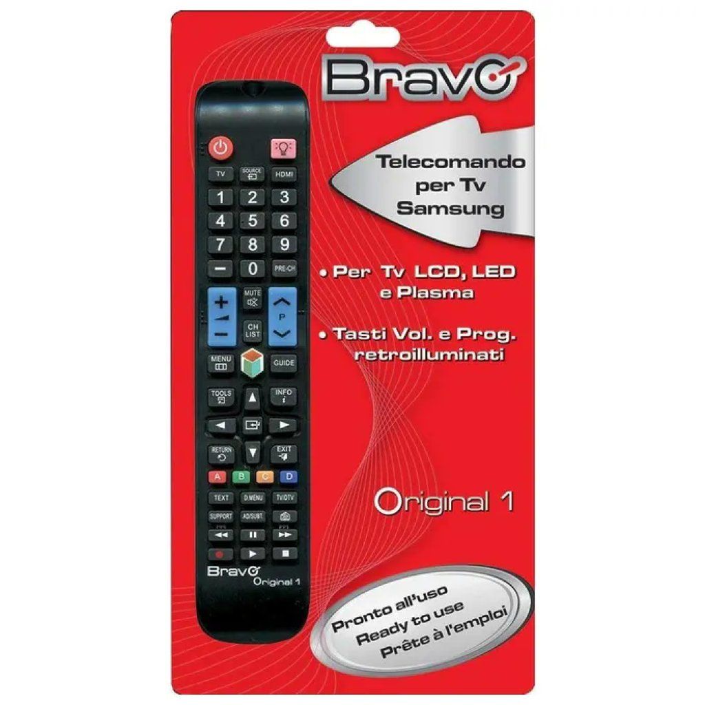 Bravo Original 1 Telecomando per TV Samsung Nero Bravo Original 1 Telecomando per TV Samsung Nero