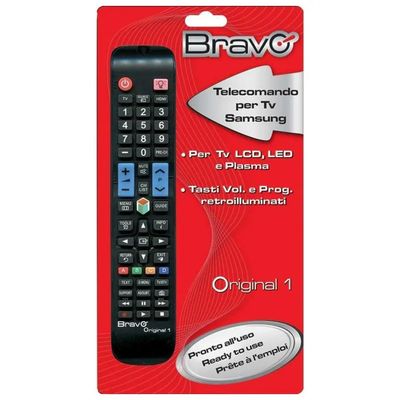 BRAVO Telecomando Bravo Original 1 per TV Samsung Nero