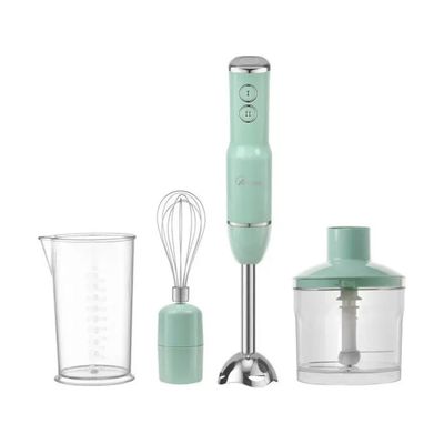 Ardes ARSET02 Trinity Retro Frullatore a Immersione 3 in 1 800 W 2 Velocita' con Bicchiere Graduato 500