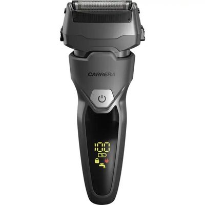 Carrera 34646 Rasoio elettrico da uomo senza fili 3 testine bagnato e asciutto autonomia 60 min colore