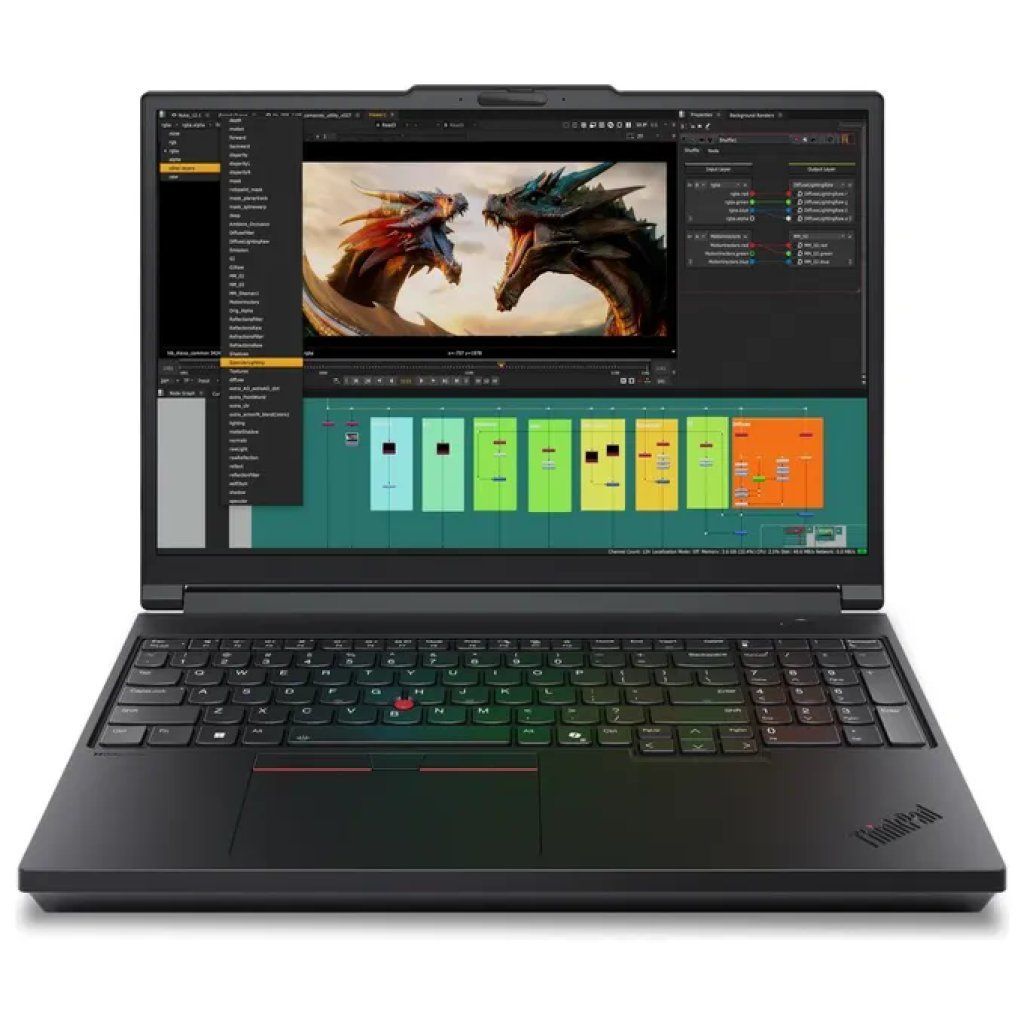 Lenovo U7-255HX THINKPAD P16 G3 Notebook 32GB 1TB 16'' W11P colore Nero