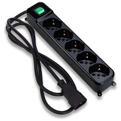 Tecnoware FMP5IECIG Multipresa per UPS a 5 prese Schuko/Italia con ingresso IEC C14