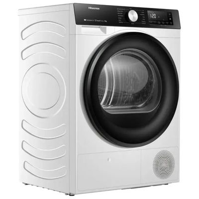 Hisense DH3S902BWCC Asciugatrice a condensa con pompa di calore 9 Kg 16 programmi ConnectLife TwinAir