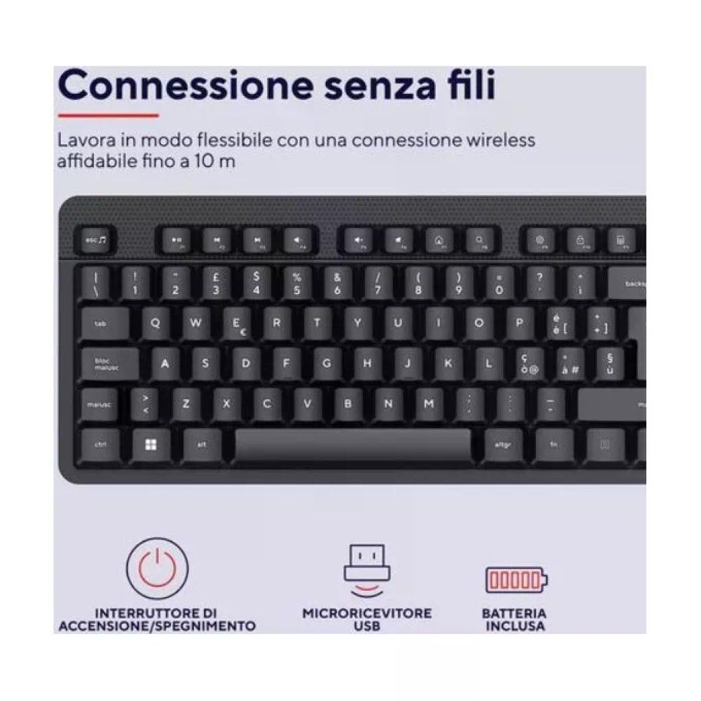Trust Ody II Tastiera Wireless Full-Size QWERTY Italiana