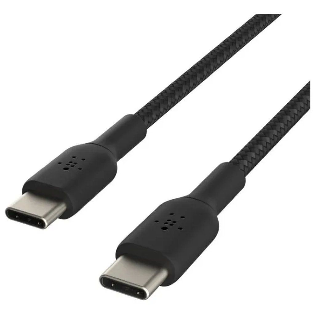 Belkin BoostCharge cavo USB-C a USB-C intrecciato, 1 m, nero