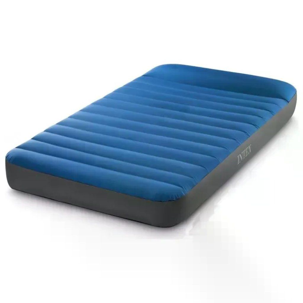 Intex 64011 Materasso Gonfiabile Singolo Dura-Beam con Pompa USB