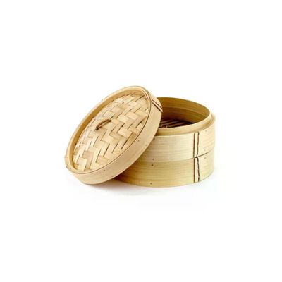Kaufgut Cuocivapore in Bambù, Set da 3 Pezzi, 25,5 cm
