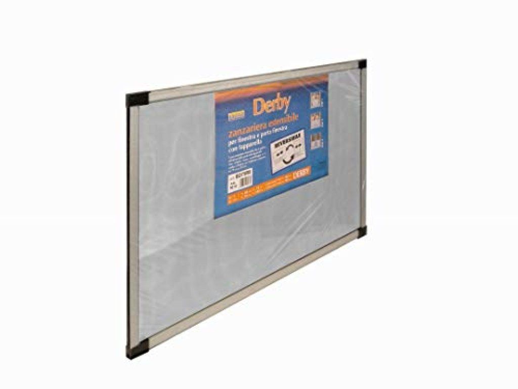 Medal Derby Zanzariera Estensibile Argento 70-132 x 50 cm