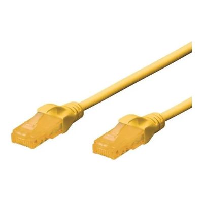 WP Europe Cavo Patch Ethernet Cat 6 U/UTP Giallo, 20 cm