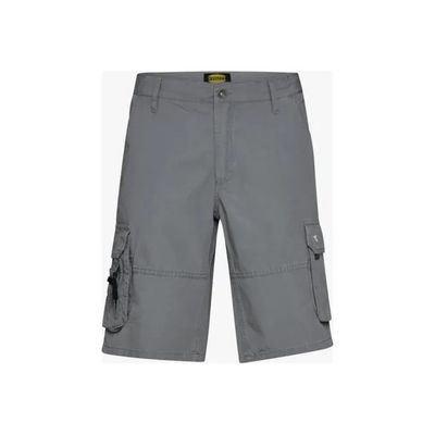Diadora 1000942 Wonder II Bermuda da Lavoro Uomo 100% Cotone Popeline ISO 13688:2013 colore Grigio