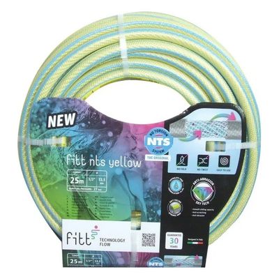 Fitt NTS YELLOW Tubo per Irrigazione da Giardino 50 m diametro 25 mm 6 strati Garanzia 30 anni colore