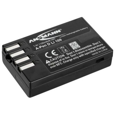 ANSMANN Batteria Ricaricabile D-Li 109, 1100 mAh, 7,4 V