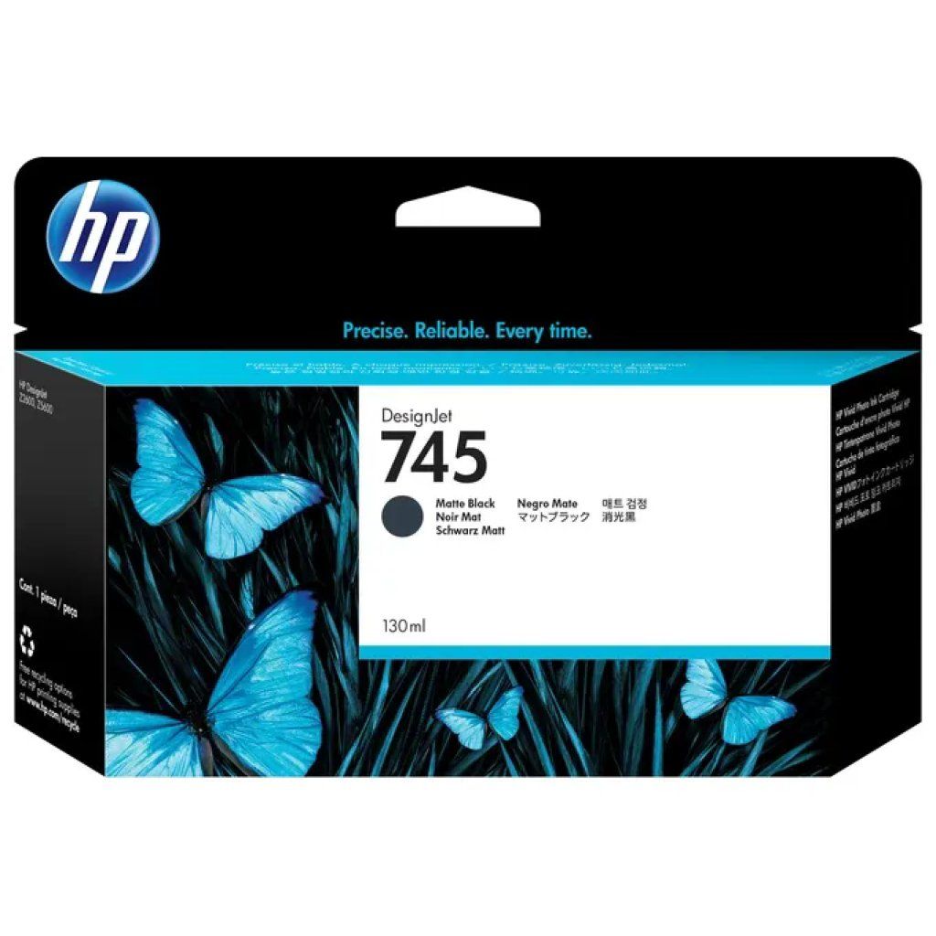 HP Cartuccia HP DesignJet 745 Nero Opaco 130 ml – F9J99A