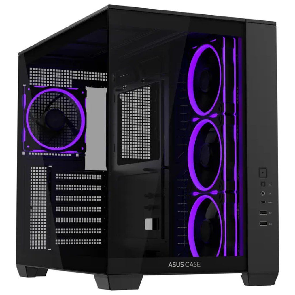 Asus A32 Plus Nero 90DC00S0-B19000 Case ATX Mid-Tower Vetro Temperato ARGB