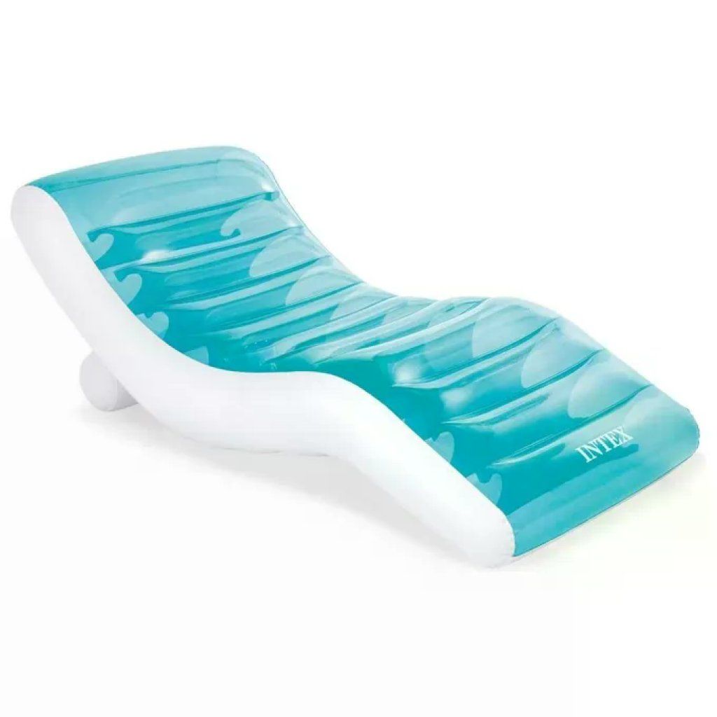 Intex Splash Lounge Materassino Gonfiabile Azzurro 191 x 99 cm
