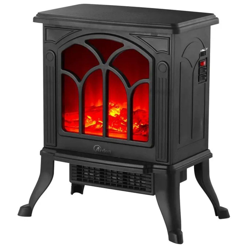Ardes AR354 Camino Junior Caminetto Elettrico Nero 1500 W