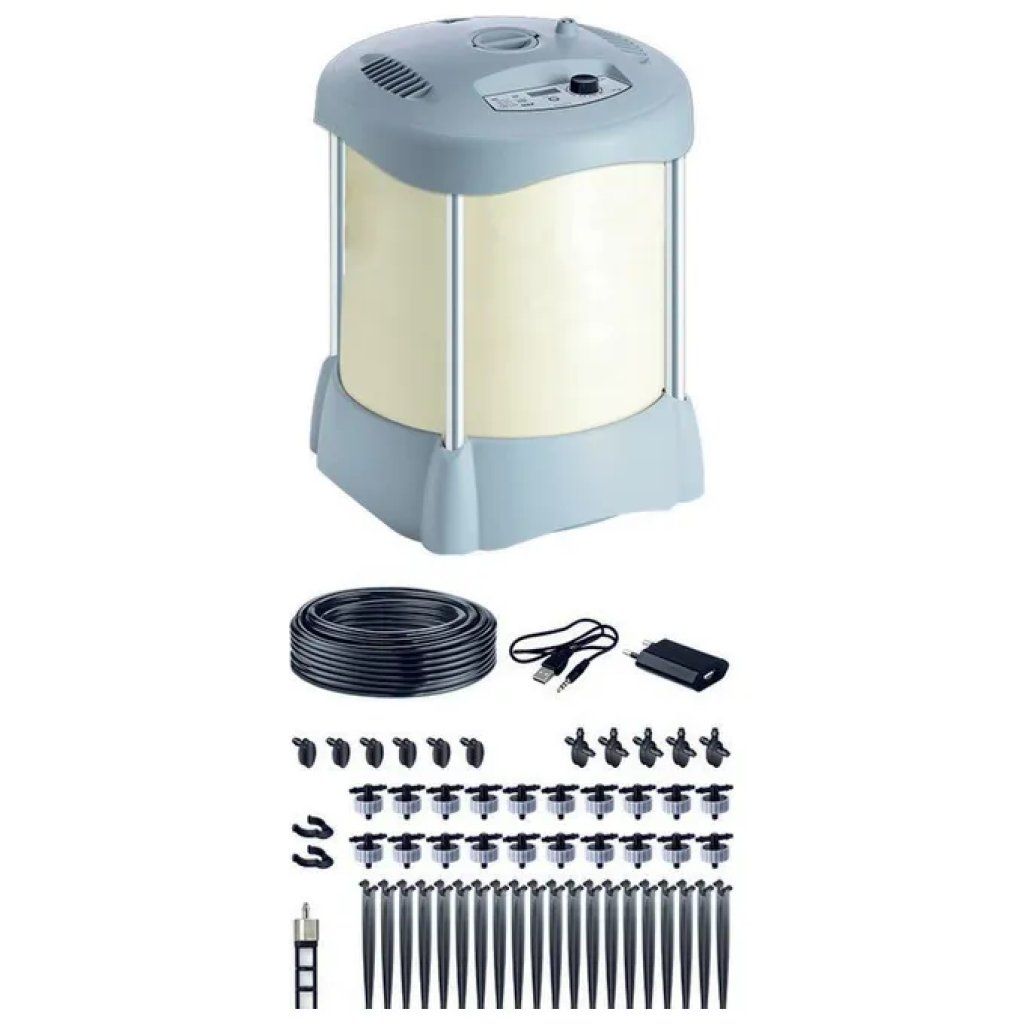 Claber Aqualux System 8062 – Kit Irrigazione Automatica per 20 Vasi
