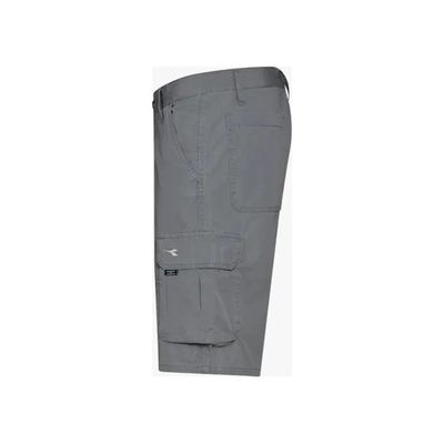 Diadora 1000941 Wonder II Bermuda da lavoro cargo 100% Cotone Popeline 215 g-m² taglia L colore Grigio