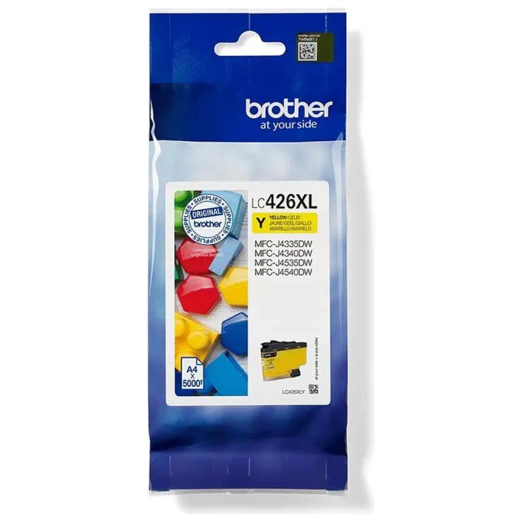 Brother LC426XLY Cartuccia Inkjet Originale Alta Capacita' 5000 Pagine per MFC-J4340DW MFC-J4540DW MFC